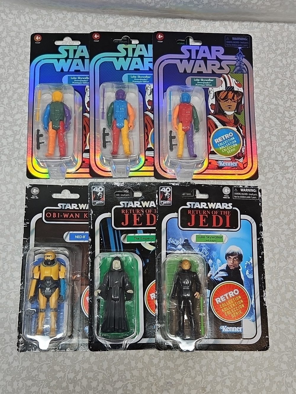 Star Wars Return of the Jedi Luke Skywalker Lot More Obi-Wan Ned-B